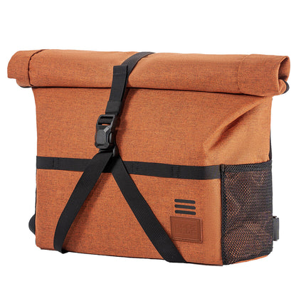 ROCKBROS Folding Bike Handlebar Bag Backpack - H48 | Ultimate Versatile Storage Solution!​ #Color_Orange