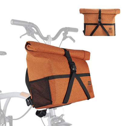 ROCKBROS Folding Bike Handlebar Bag Backpack - H48 | Ultimate Versatile Storage Solution!​ #Color_Orange