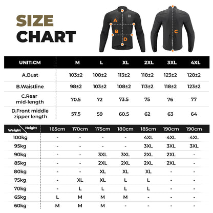 ROCKBROS Long-Sleeve Cycling Windbreaker Jacket – Ultimate Weather Protection!​ 