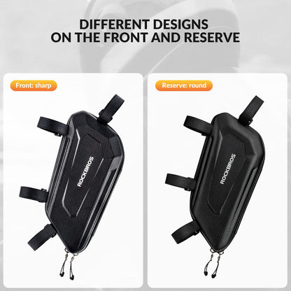 ROCKBROS Motorcycle Bag Motorcycle Water-Repellent Tool Bag 1.5L Black #Style_Right