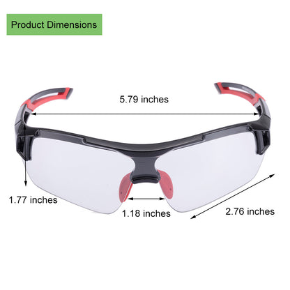 ROCKBROS Photochromic Cycling Sunglasses UV400 Protection Sports Glasses #Color_Red