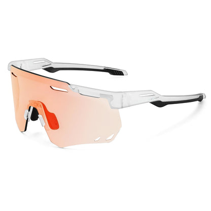 ROCKBROS Photochromic Sports Sunglasses Fashion Windproof Eyewear #Color_Transparent