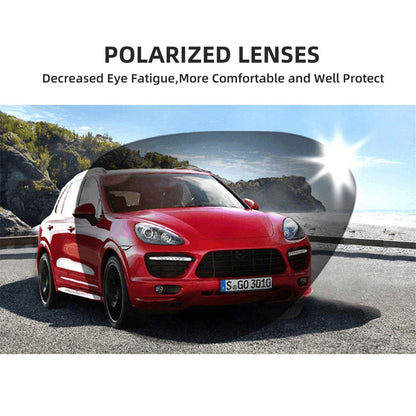 ROCKBROS Polarized Cycling Sunglasses with 5 Interchangeable Lenses ALT #color_Blue