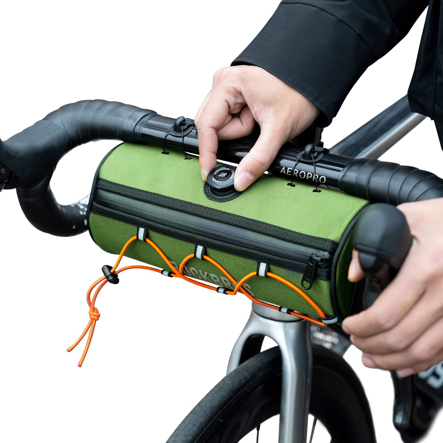 ROCKBROS Road-to-Sky Bicycle Handlebar Bag Front Bag for Bikes 5 Colors #Color_Army Green
