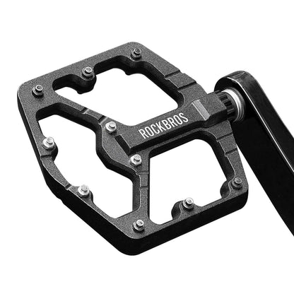 ROCKBROS Road-to-Sky Bicycle Pedals 9/16 Inch Aluminum Alloy Non-Slip
