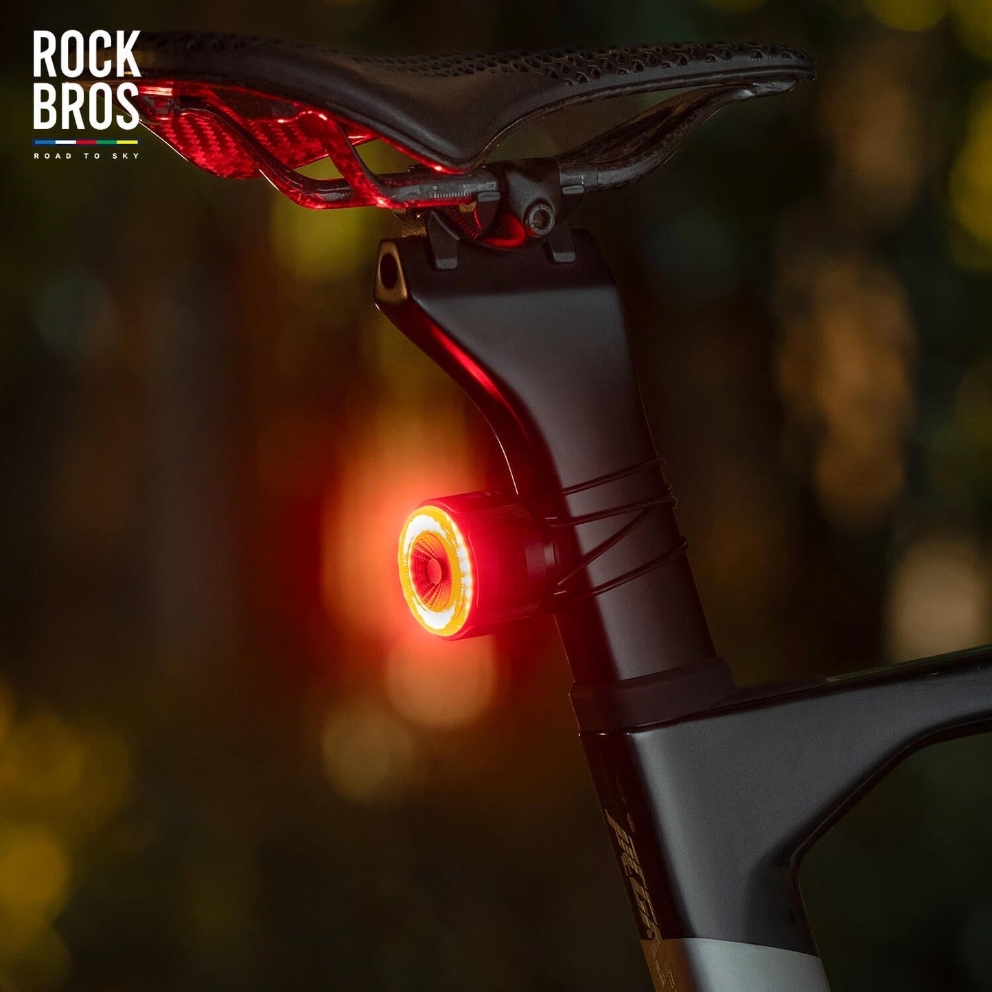 ROCKBROS Road-to-Sky Bike Rear Light - SUPER6 - ROCKBROS-UK