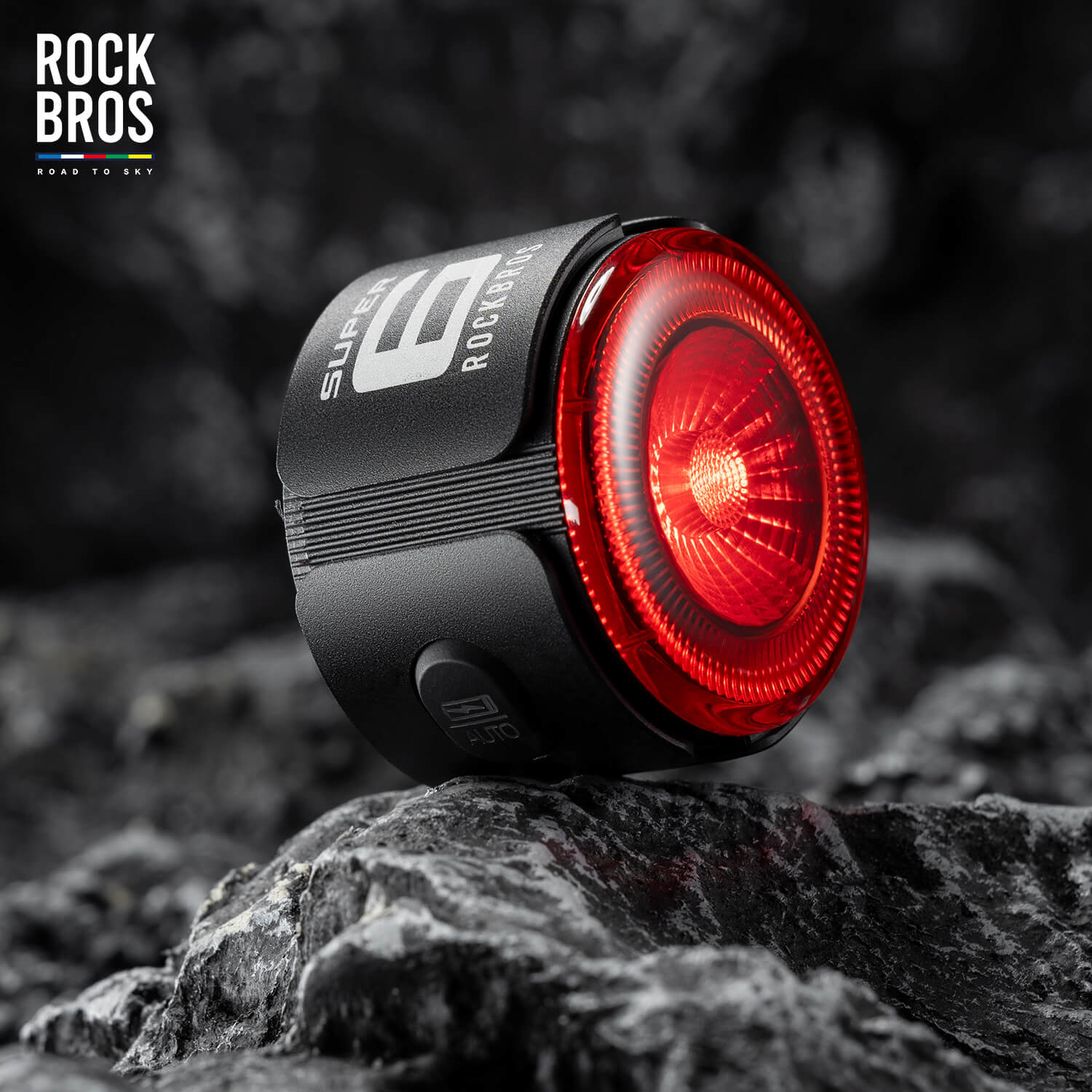 ROCKBROS Road-to-Sky Bike Rear Light - SUPER6 - ROCKBROS-UK
