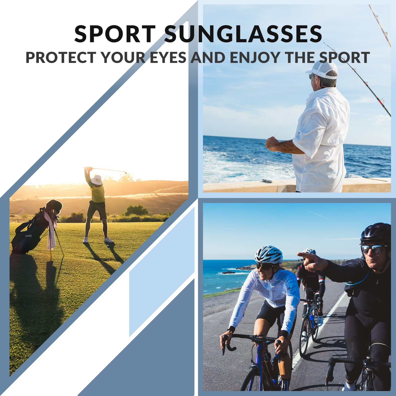 ROCKBROS Sports Sunglasses Photochromic Sunglasses with Headband #Style_Transparent-photochromic Lenses
