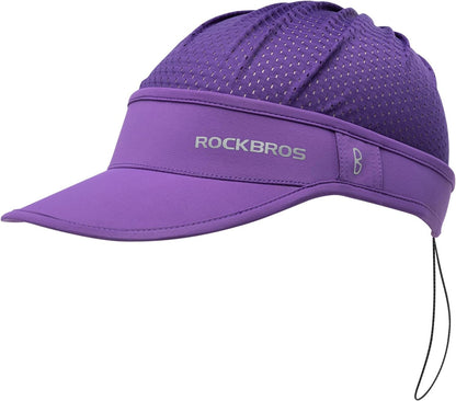 ROCKBROS UV Protection Lightweight Breathable Cycling Cap #Color_Purple