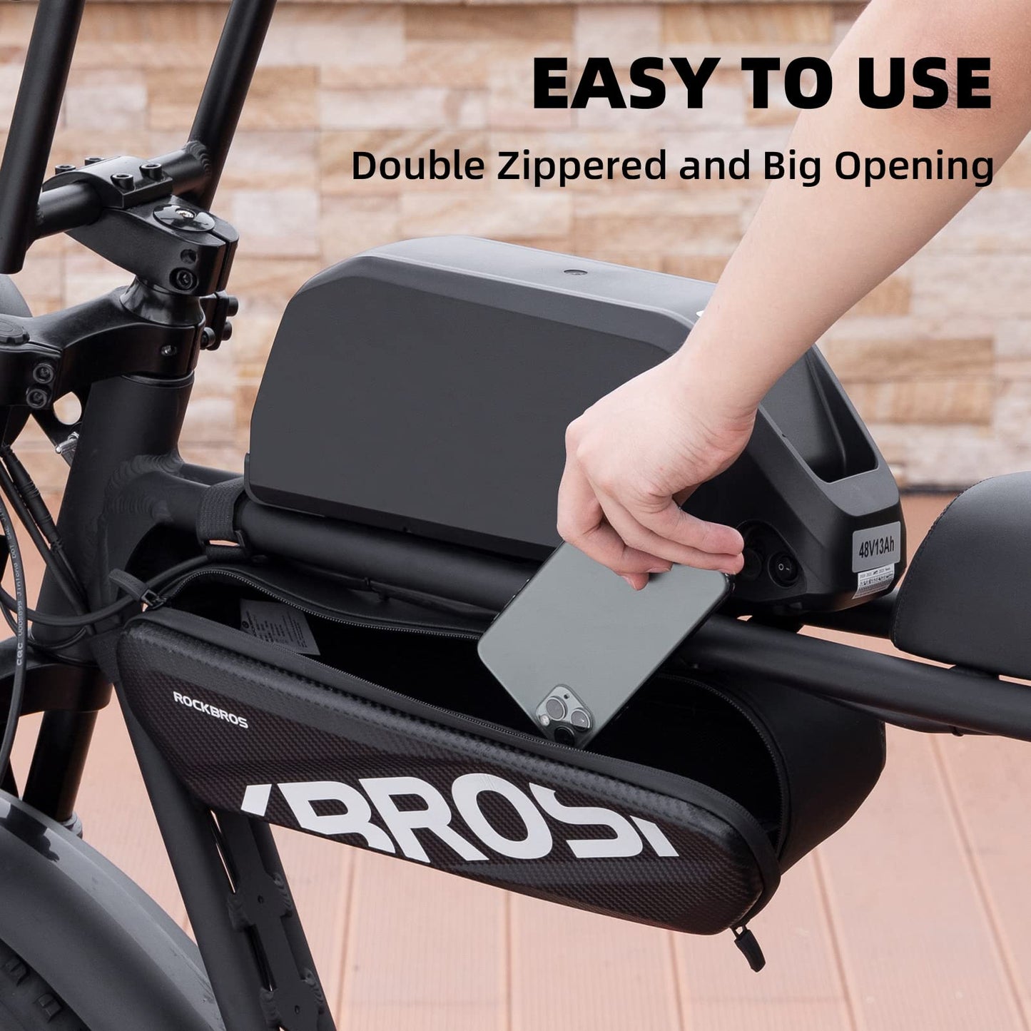 ROCKBROS Waterproof Bike Frame Bag for SUPER73 Electric Bikes