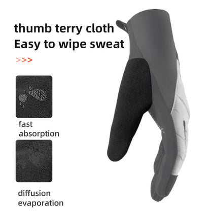 ROCKBROS Windproof Warm Shockproof Touch Screen Gel Bike Gloves