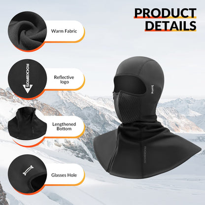 ROCKBROS Winter Balaclava - Warm Windproof Ski Mask for Men & Women #Style_01