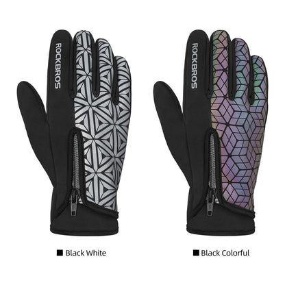 ROCKBROS Winter Warm Touchscreen Anti-Slip Cycling Gloves