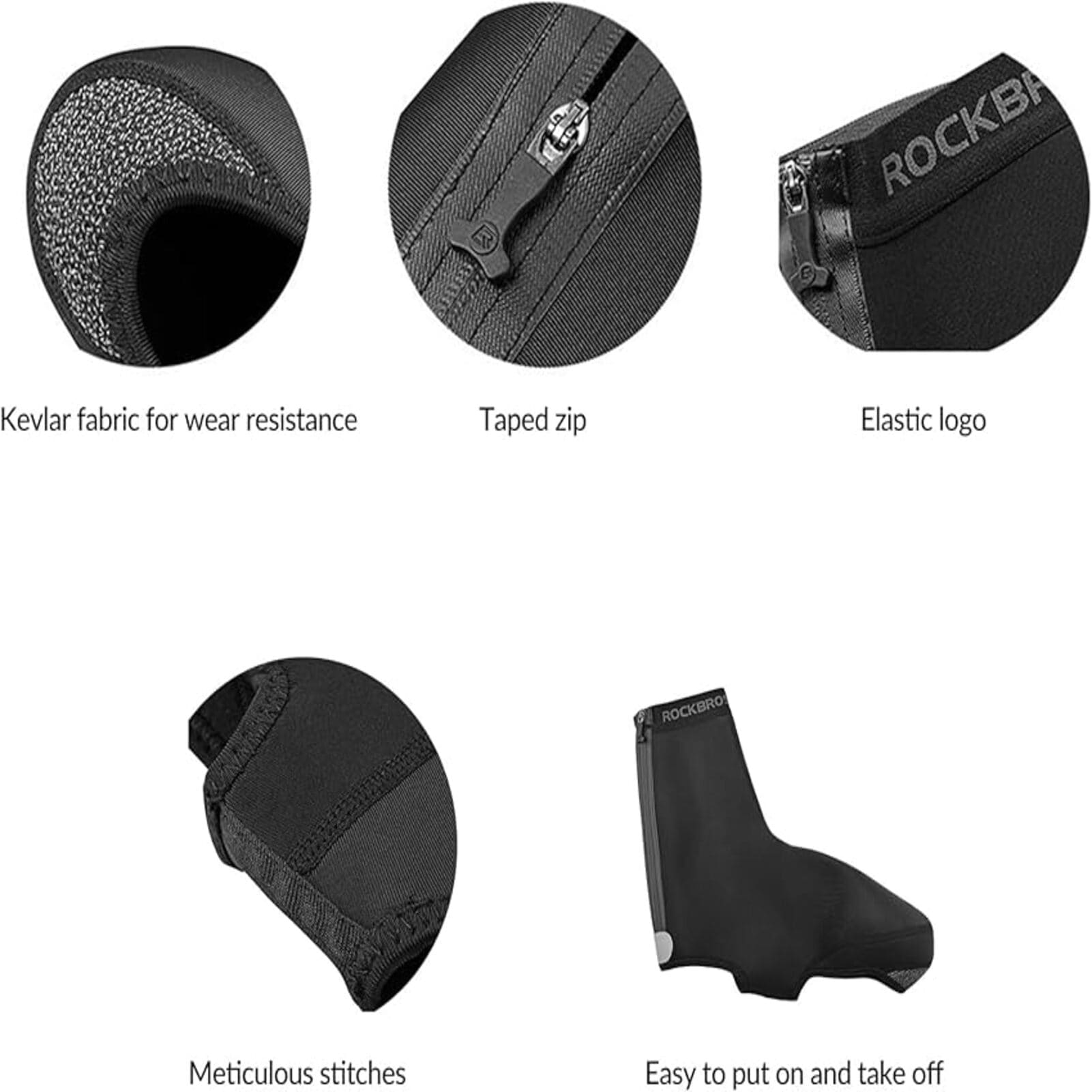 ​ROCKBROS Winter Windproof Cycling Shoe Covers – Ultimate Cold Weather Protection