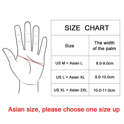 ROCKBROS Winter Windproof Silicone Full-Finger Cycling Gloves
