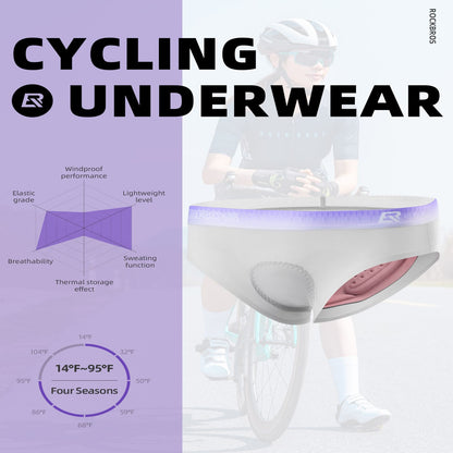 ROCKBROS Women's 4D Padded Cycling Underwear – Next-Level Comfort!