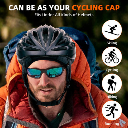 ROCKBROS Cycling Cap Under Helmet with Sunglasses Holes