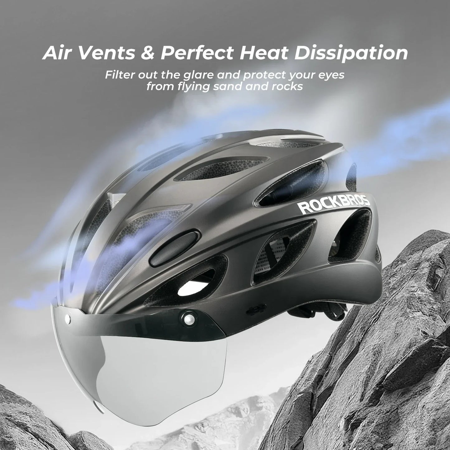 Lightweight adjustable adult cycling helmet side