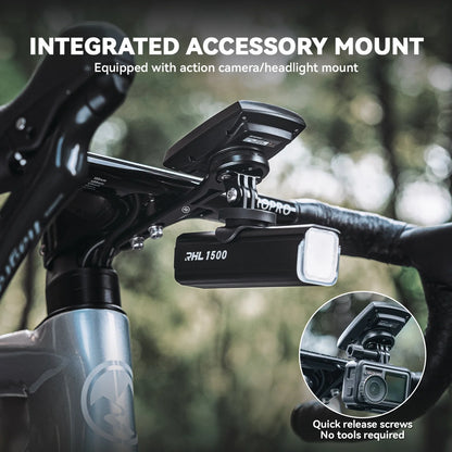 ROCKBROS aero bike computer mount aluminum out front