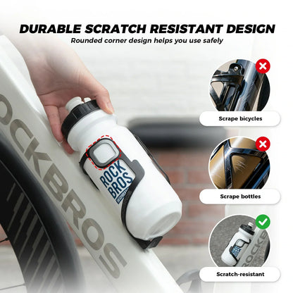 Single aluminium bike bottle cage lightweight design