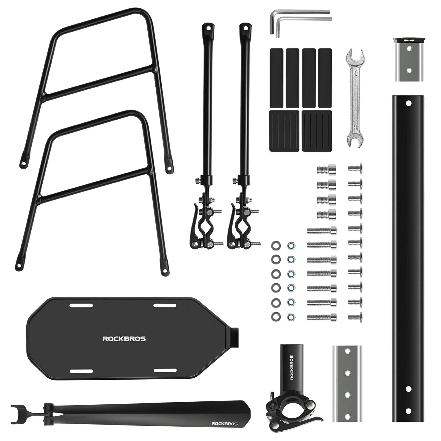 Aluminium Rear Bike Rack With Mudguard