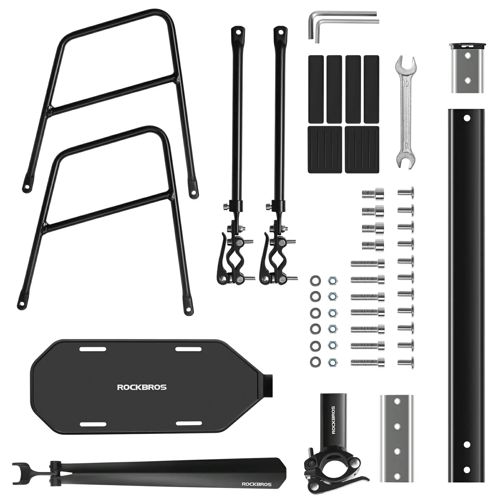 Aluminium Rear Bike Rack With Mudguard