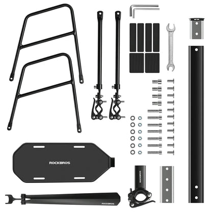 Aluminium Rear Bike Rack With Mudguard