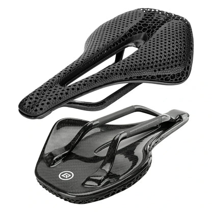 Comfortable soft 3D printed bicycle saddle for long rides