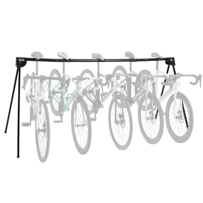 bicycle display stand for stable bike parking and storage at home or in the garage#Size_Five-bikes style