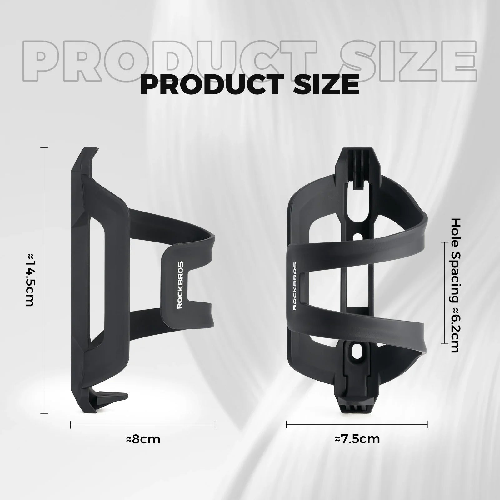 ROCKBROS bike bottle cage ultralight adjustable side-loading