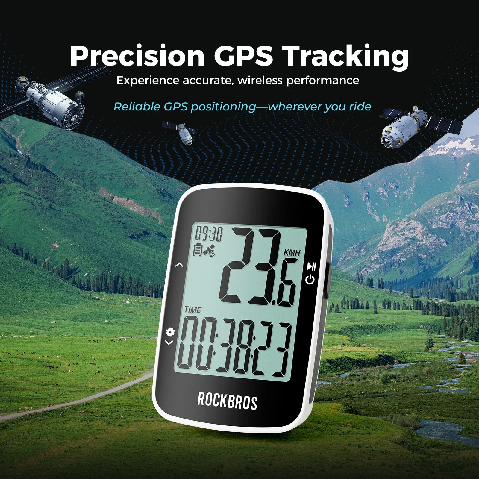 ROCKBROS r1 bike computer gps bluetooth rechargeable