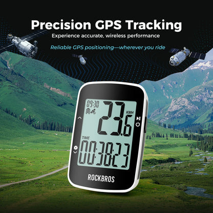 ROCKBROS r1 bike computer gps bluetooth rechargeable