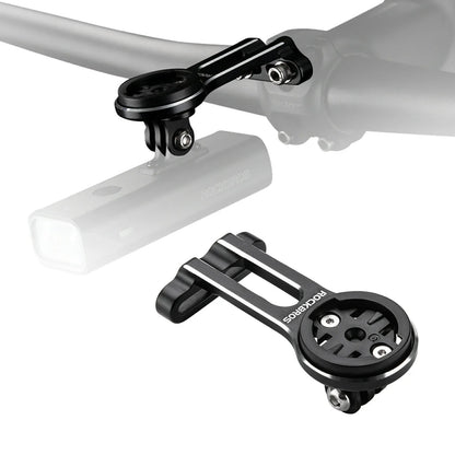 Lightweight aluminium bike computer mount for Garmin and Bryton