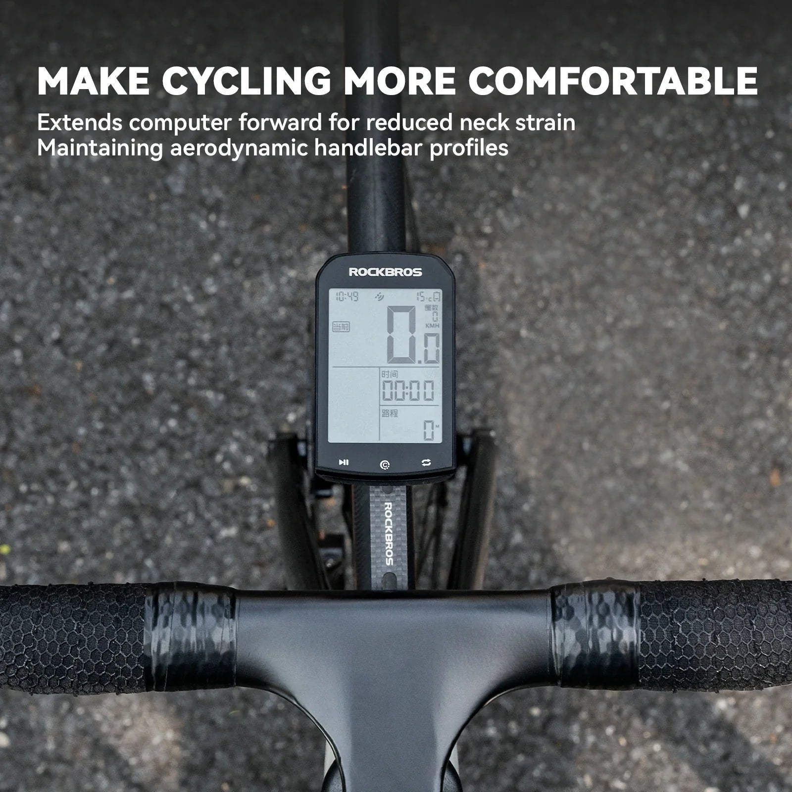 ROCKBROS bike computer mount titanium lightweight