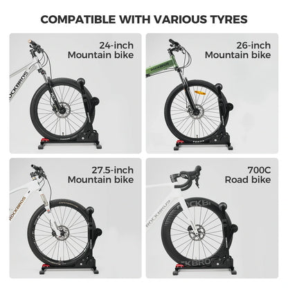 ROCKBROS bike floor stand foldable steel bicycle rack