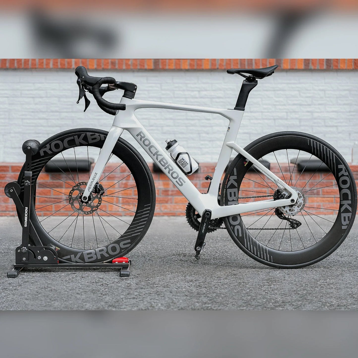 ROCKBROS bike floor stand foldable steel bicycle rack