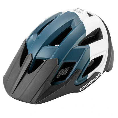 Adult bike helmet 58-62cm, safe lightweight cycling helmet for road and MTB#Color_Bright White