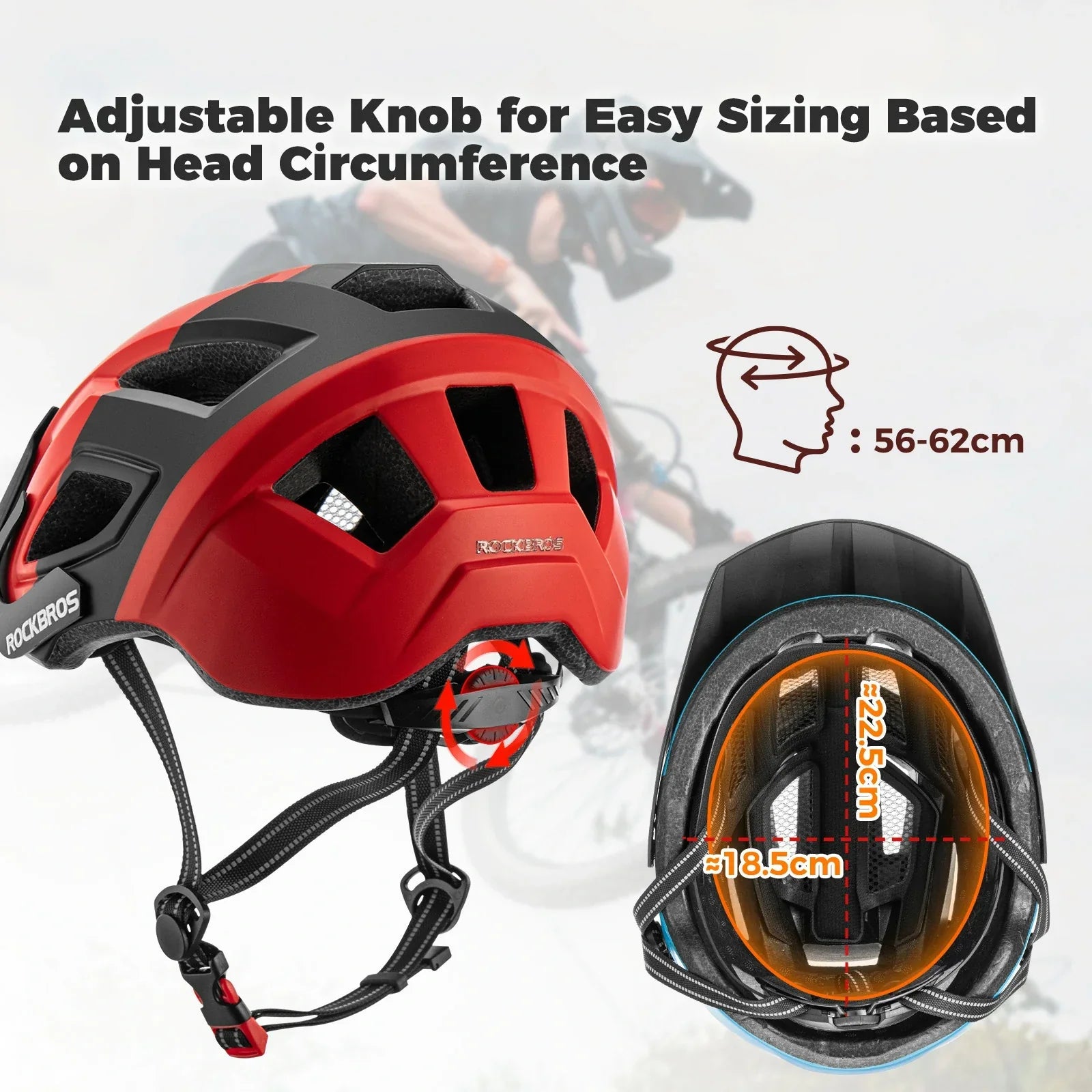 Bike Helmet Adult Safe Lightweight & Mountain Cycling Helmet