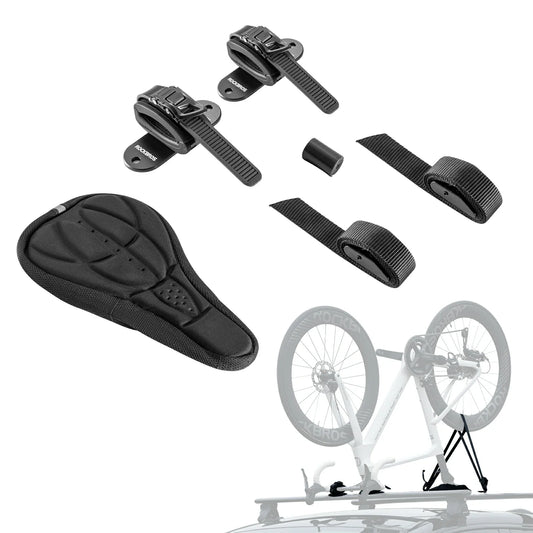 ROCKBROS bike inverted carrier rack with fork mount easy installation