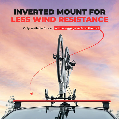 ROCKBROS bike inverted carrier rack with fork mount easy installation