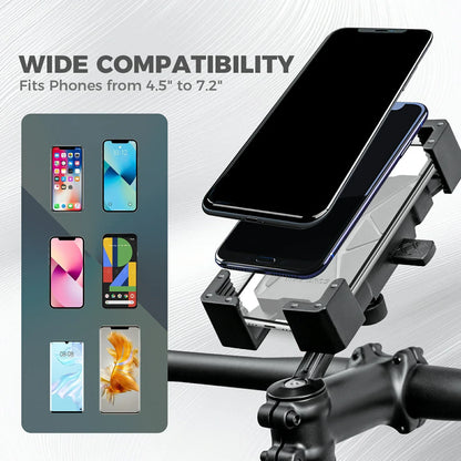 360 degree rotating bike phone holder for iPhone or smartphone