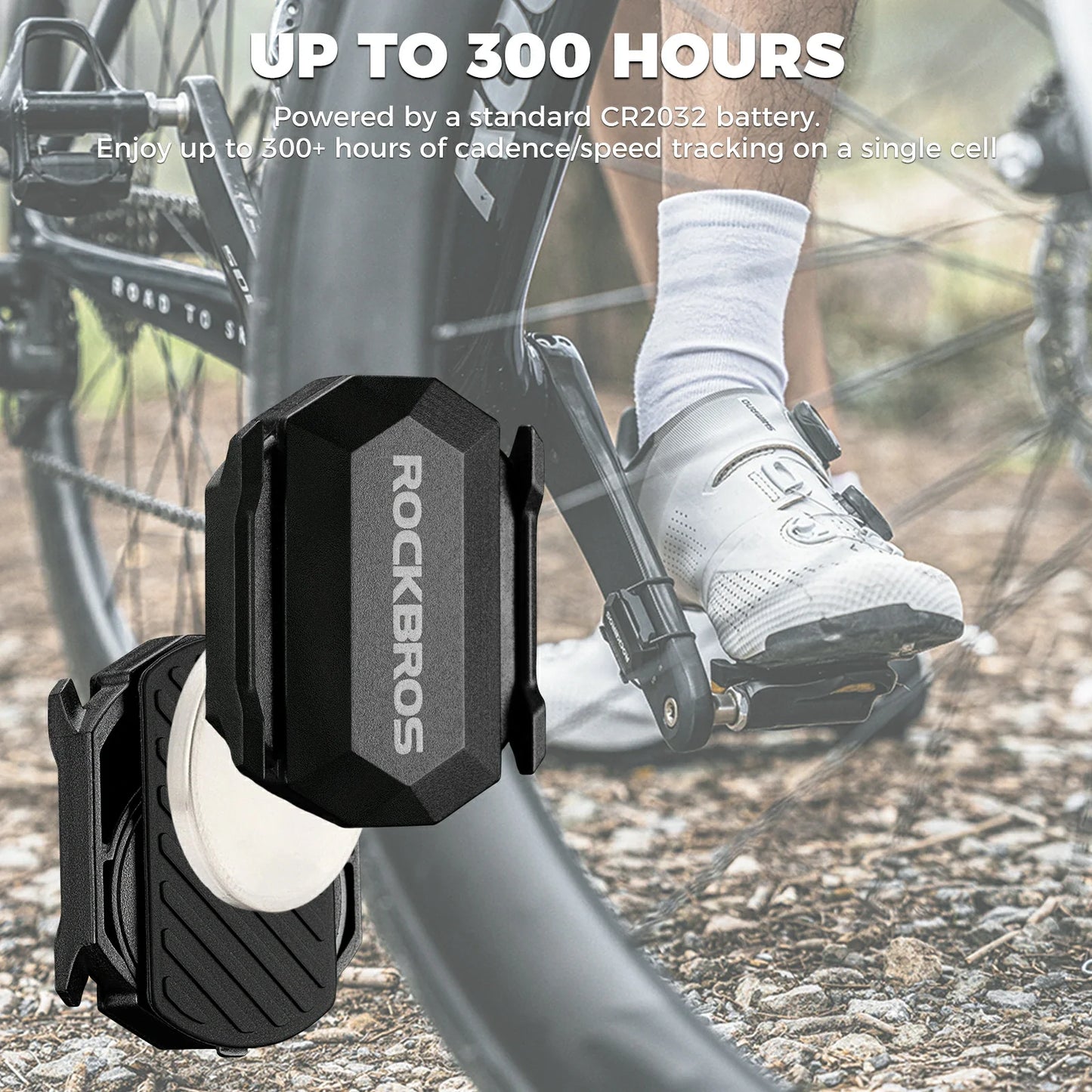 ROCKBROS bike speed cadence sensor bluetooth ant+