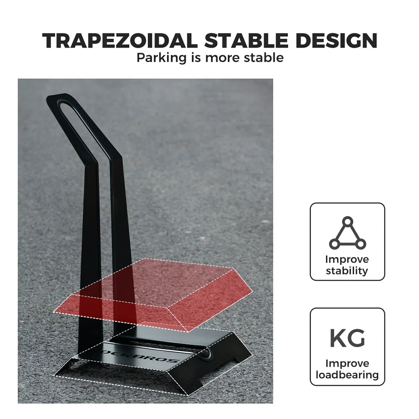 carbon steel bike stand bicycle storage rack for stable parking