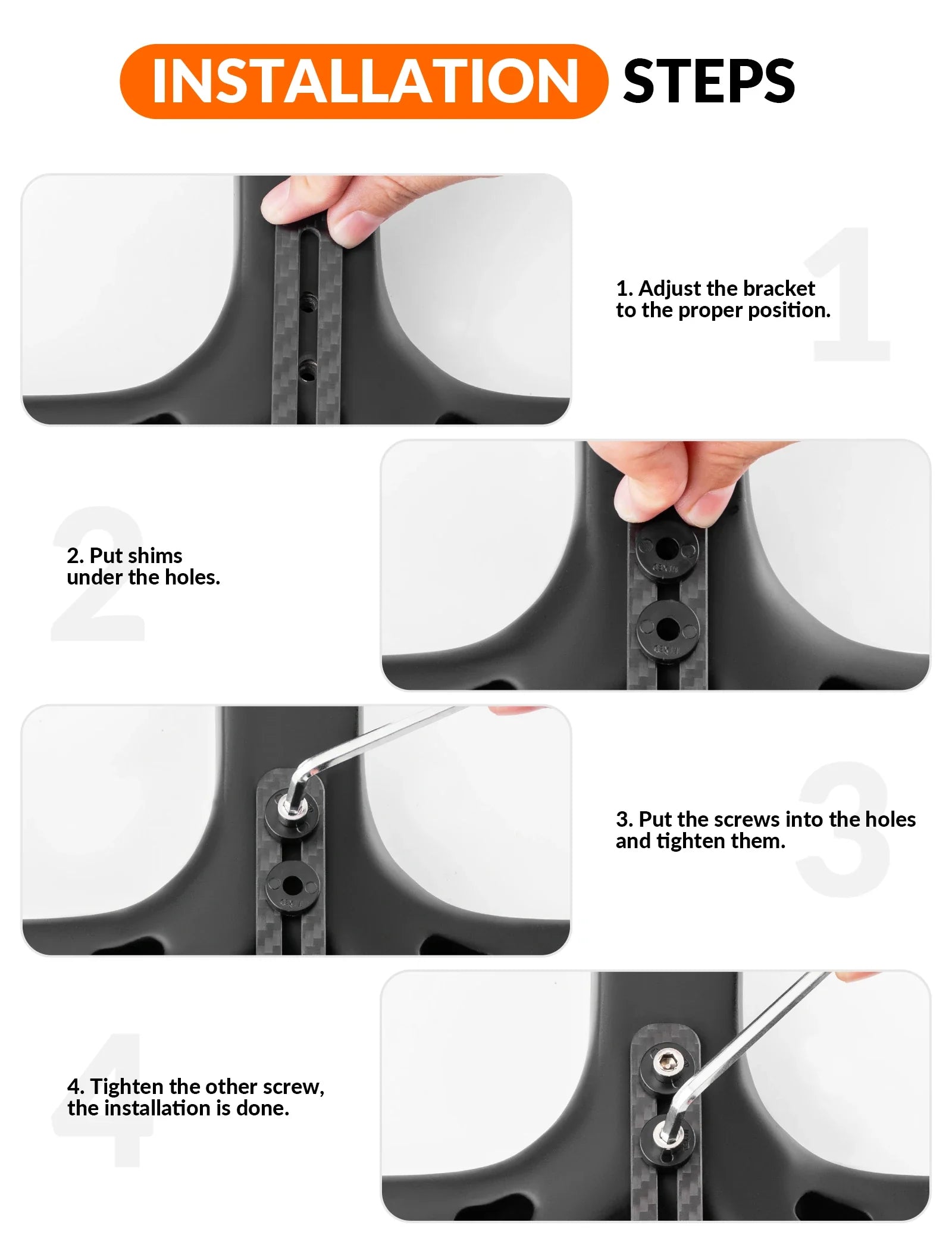 ROCKBROS carbon fiber bike computer mount for garmin bryton giant