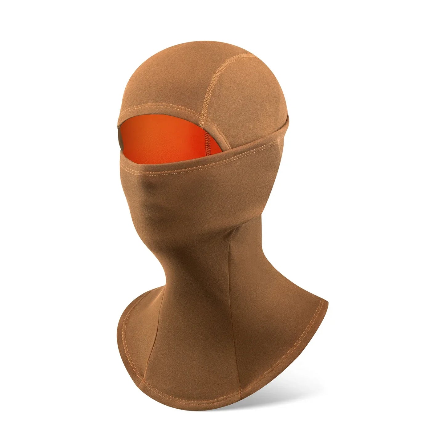 color-changing thermal balaclava mask for cycling skiing and motorbiking#Color_Brown
