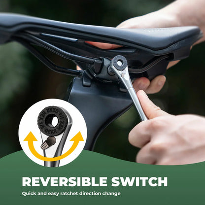 Compact Ratchet Tool Set Lightweight Cycling & Everyday Repair Kit