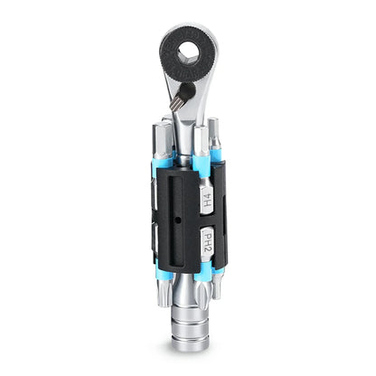 Compact Ratchet Tool Set Lightweight Cycling & Everyday Repair Kit