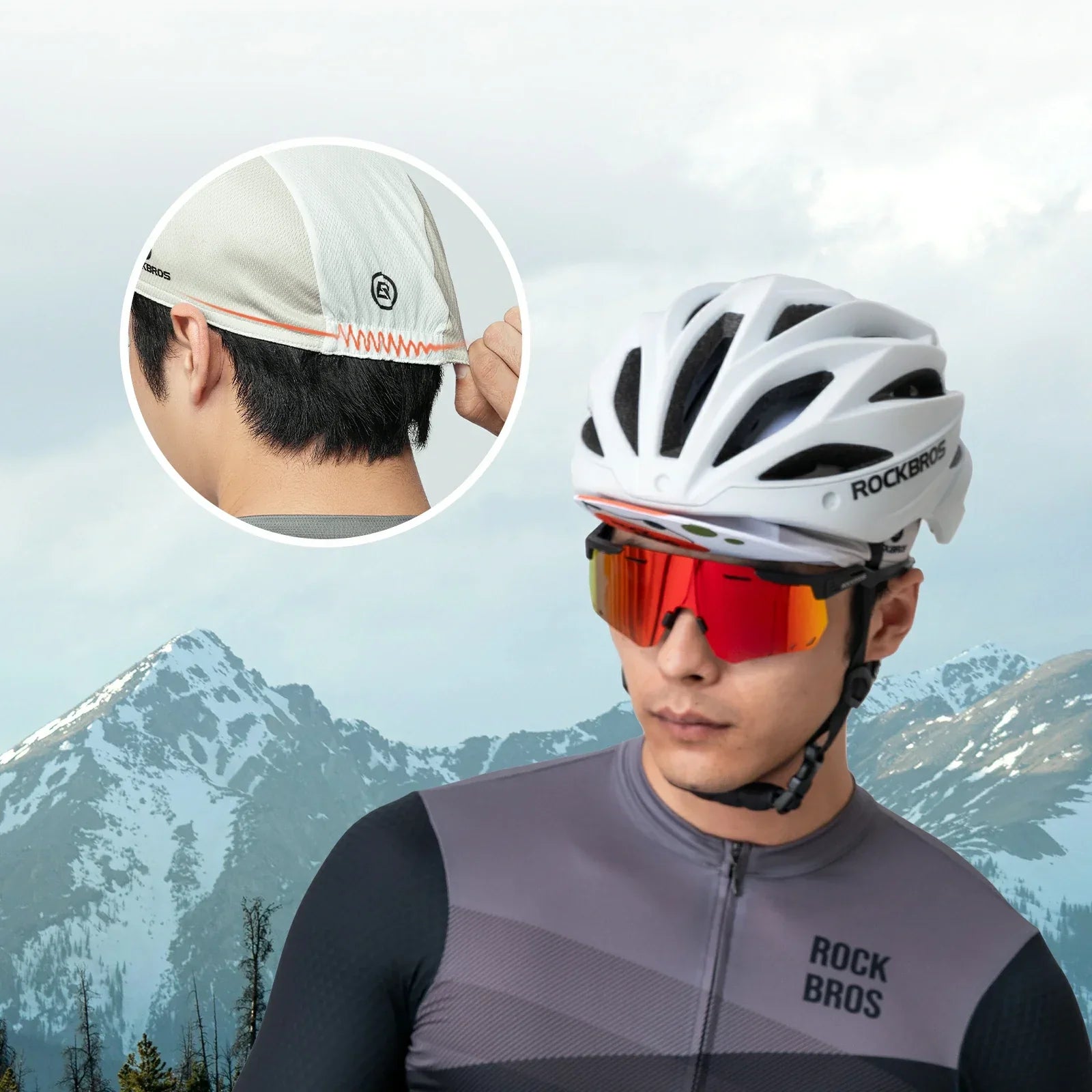 Breathable helmet liner cycling cap for sun protection, suitable for ride