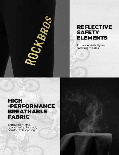 ROCKBROS cycling tights breathable dolomiti padded
