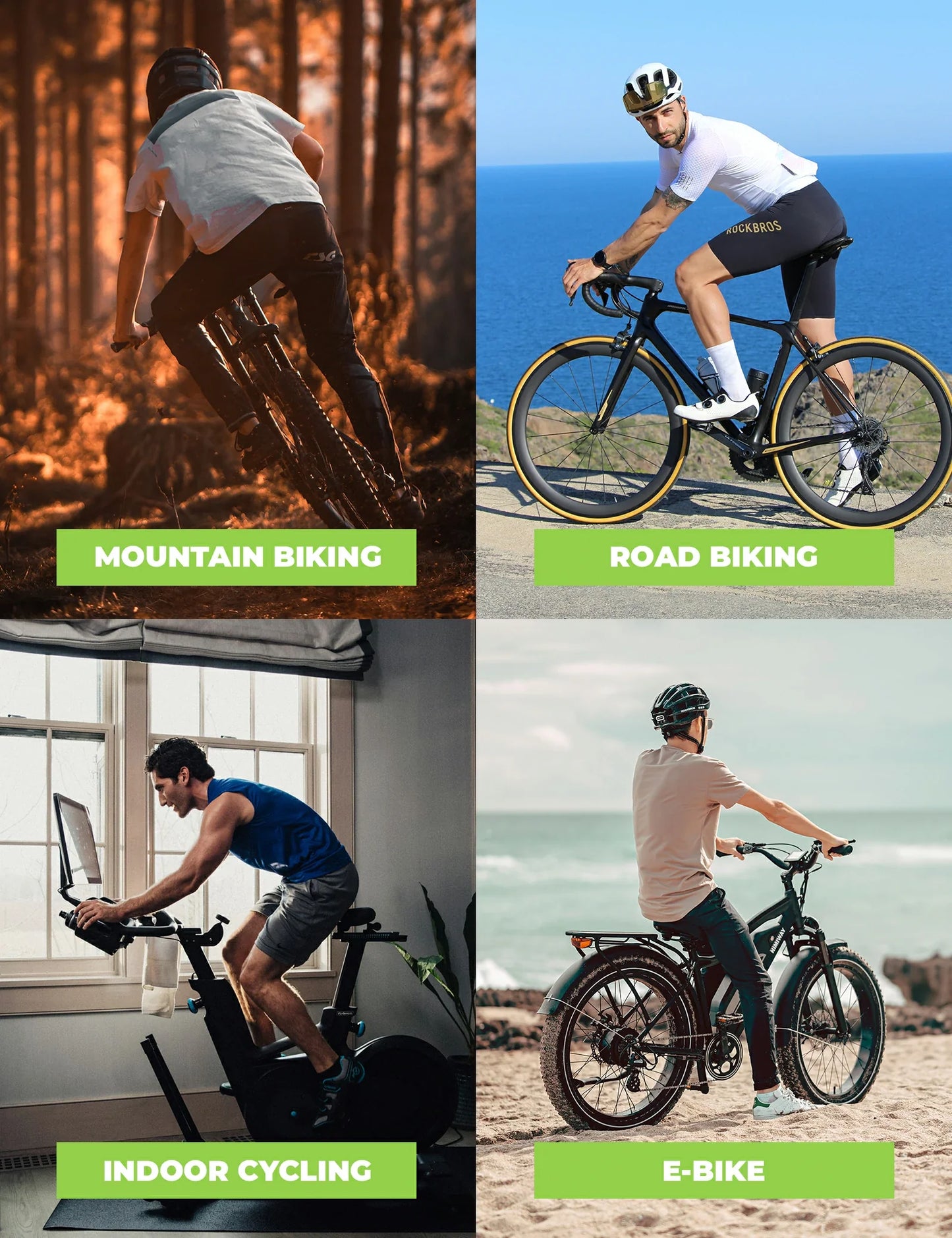 ROCKBROS cycling tights breathable dolomiti padded